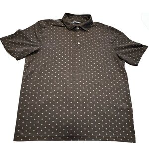 Cutter & Buck Men’s M Performance Polos Bundle Micro-Print Golf Shirts